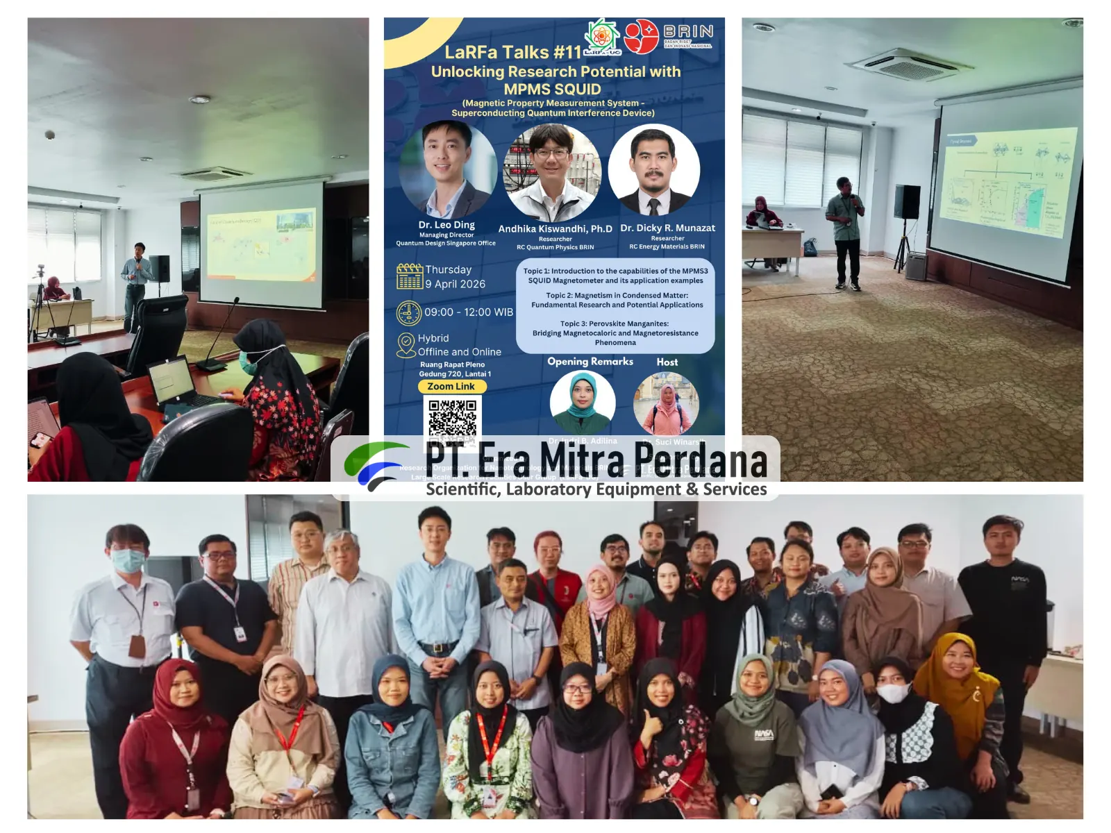 BRIN Hosts LaRFa Talks #11: Unlocking Research Potential with MPMS SQUID