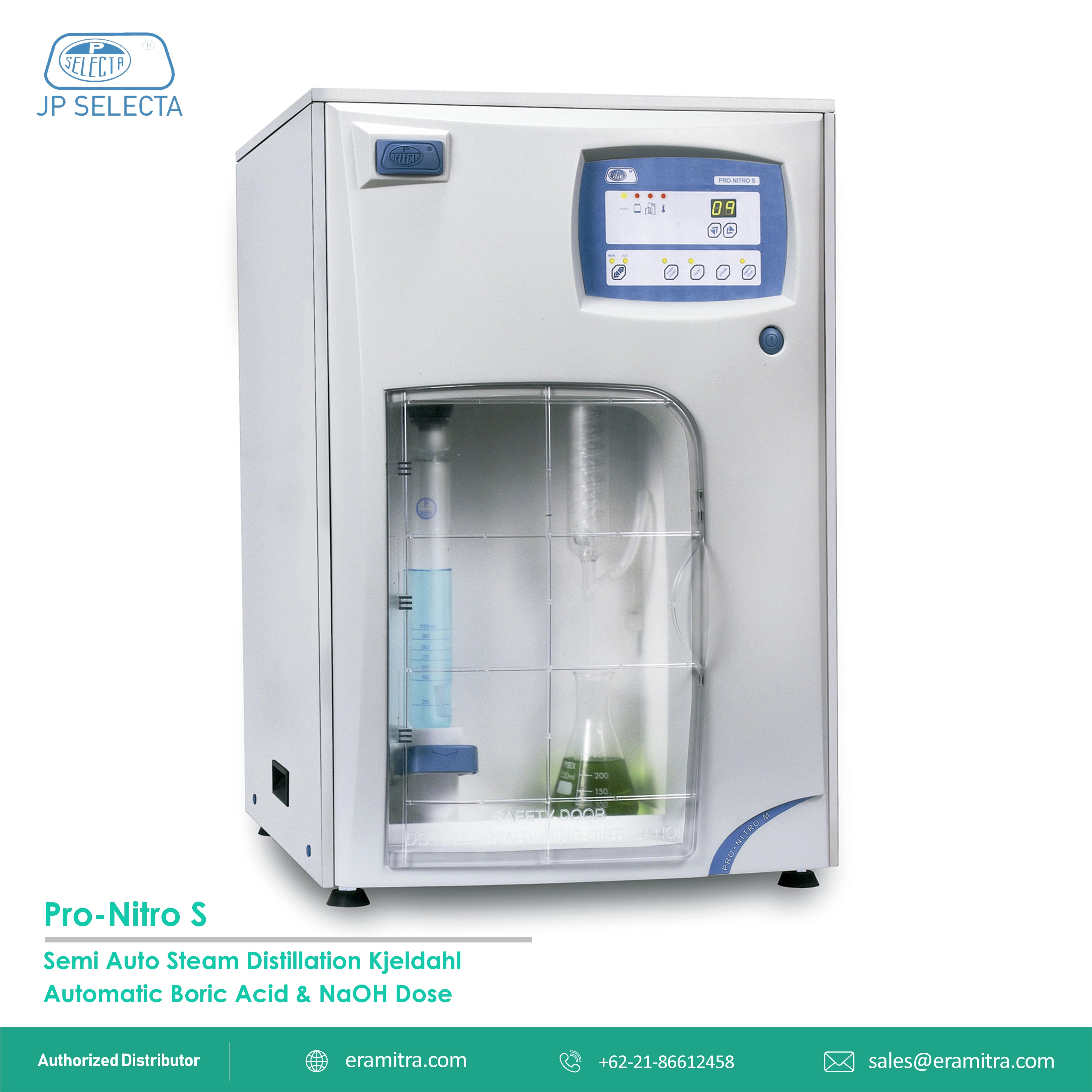 Steam distillation unit Kjeldahl Semi-Automatic “Pro-Nitro S”