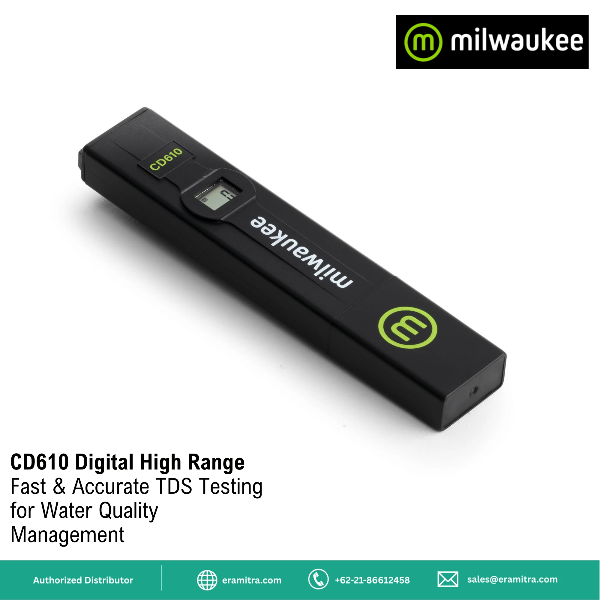 Milwaukee CD610 Digital High Range TDS Pen