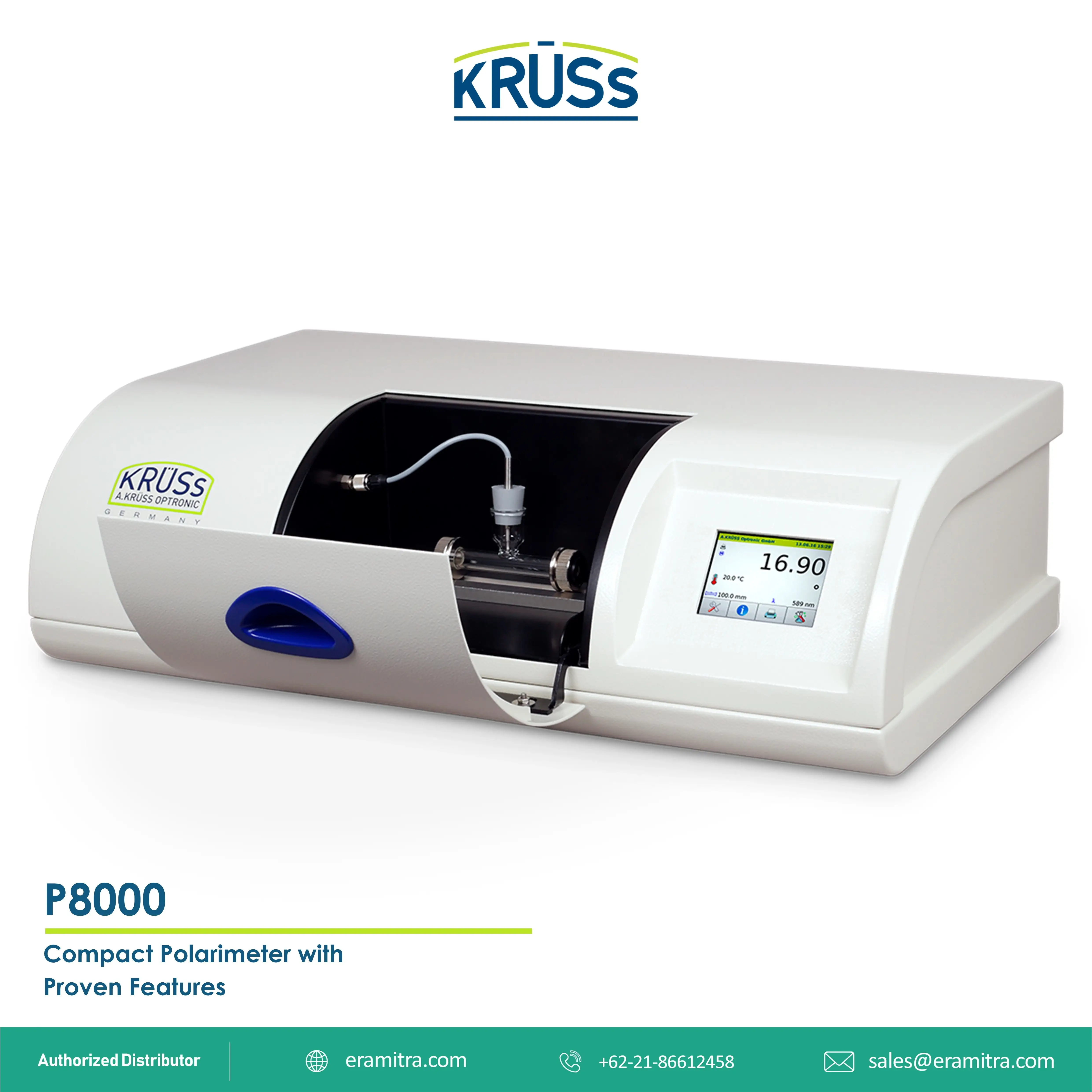 Polarimeter P8000-P with Peltier-temperature control